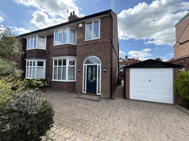 A TRADITIONAL BAY-FRONTED SEMI-DETACHED family home