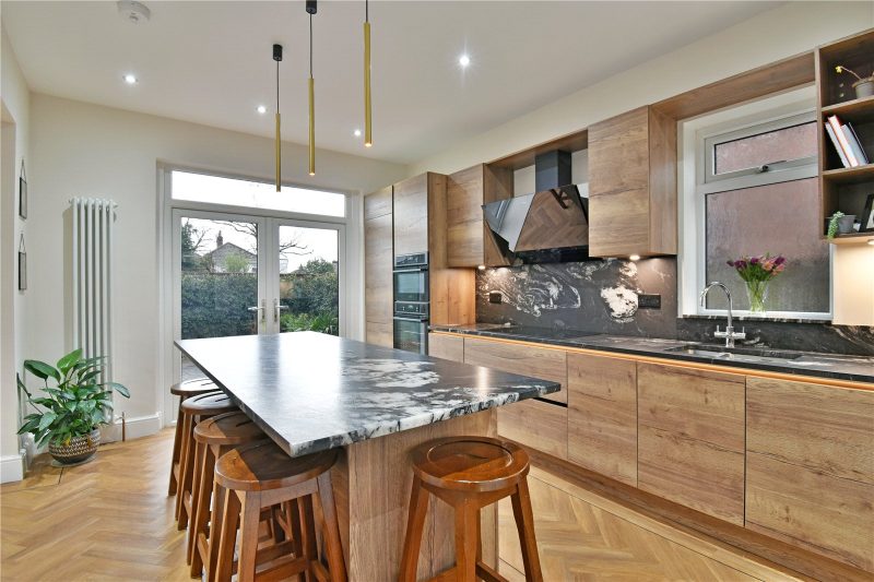 Stunning three bedroom semi-detached home in show-home condition with exceptional open-plan living space.