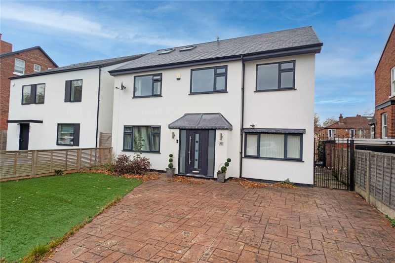 An exceptional five double bedroom detached family home on one of The Heatons’ most sought-after roads.
