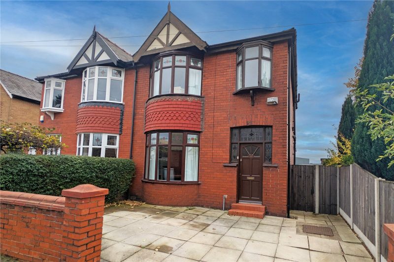An extended three bedroom semi-detached home offered with no onward chain.