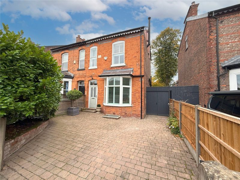 A substantial five bedroom period home set across four floors in the heart of West Didsbury.