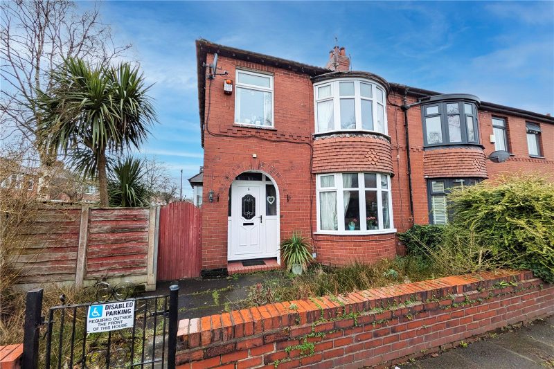 Spacious three-bedroom semi-detached home on a generous corner plot, offering excellent potential in the popular Dane Bank area.