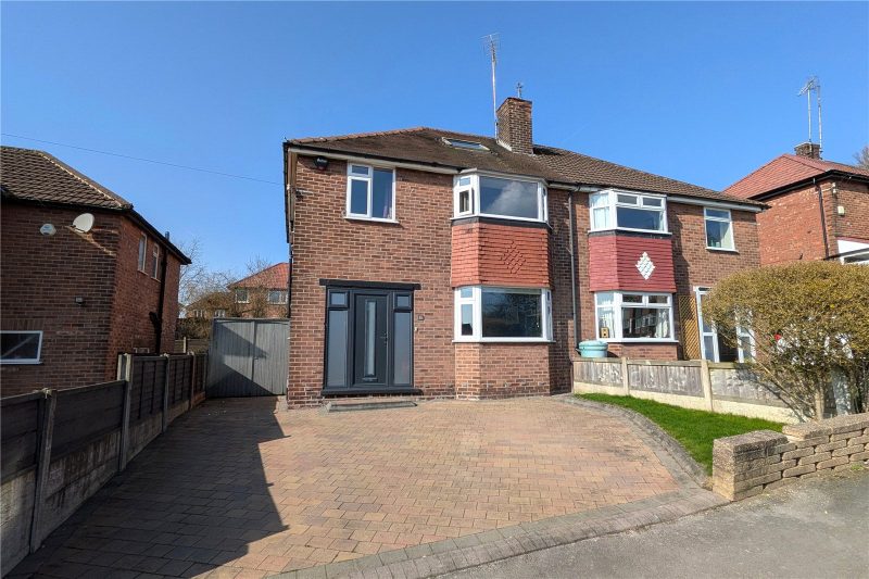 Extended three bedroom semi-detached family home with loft room, spacious rear garden and double driveway.