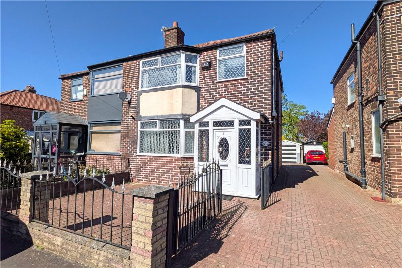 Three bedroom semi-detached home on a generous plot with large garden and no onward chain.