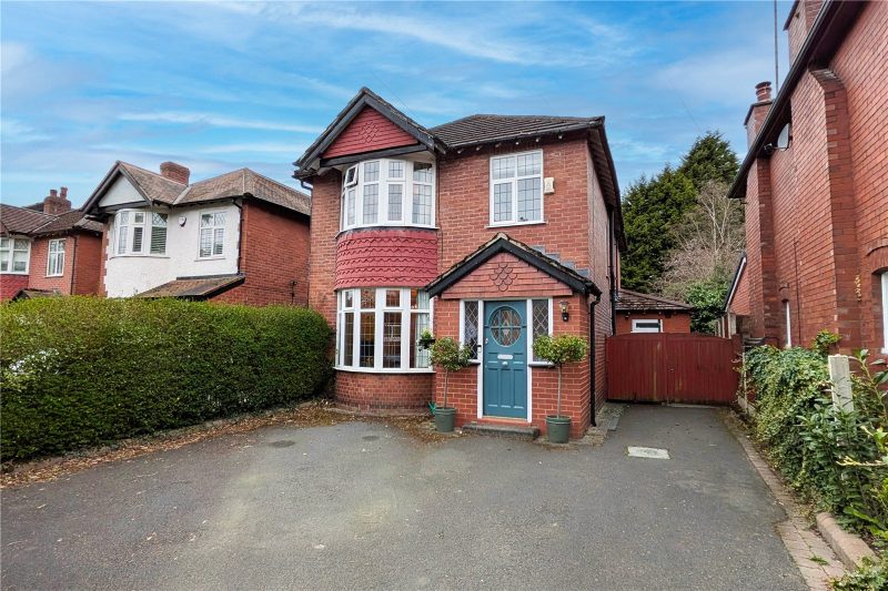 Substantially extended four bedroom detached home on a prime Heaton Moor road with stunning kitchen, large garden and outdoor office.